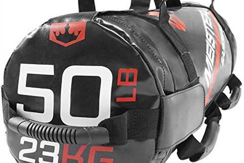 Meister 50lb Elite Fitness Sandbag Package w/ 3 Removable Kettlebells - Black from Meister