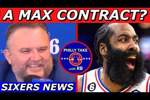 James Harden OPTING OUT... Sixers Giving Him A MAX CONTRACT? | Daryl Morey Press Conference