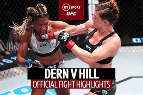 Mackenzie Dern puts on a show in the main event! Mackenzie Dern v Angela Hill  UFC Fight Highlights