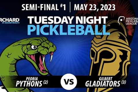 AZ PBL: Peoria Pythons vs Gilbert Gladiators (Tue May 23, Season 1, Week 11)