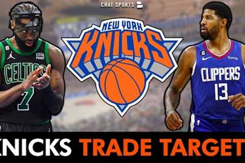 NY Knicks Trade Targets Ft. Paul George, Jaylen Brown, Jordan Poole, Zach Lavine, Karl-Anthony Towns