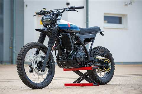 Cool Whip: HB-Custom’s crisp Suzuki DR650 scrambler