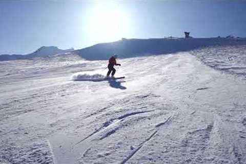 Man Skiing During Daytime Free Background Video, Royalty Free Background Videos For Content Creators