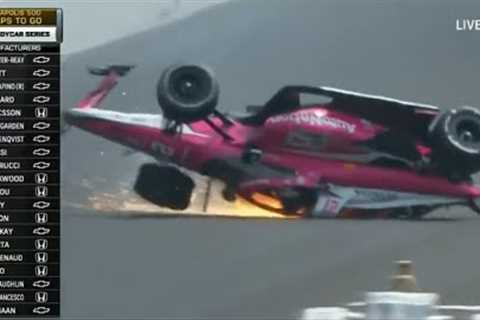 Huge CRASH At The Indy 500 - Car FLIPS And Tire Flies Into The Crowd! | Nearly A DISASTER