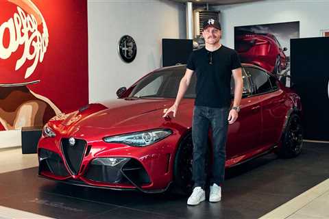 F1 Driver Valtteri Bottas Takes Delivery Of Rare Alfa Romeo Giulia GTAm