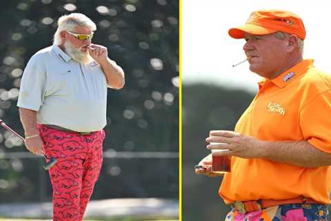 John Daly smoked 21 cigarettes, drank 12 cans of coke and no water at PGA Tour event