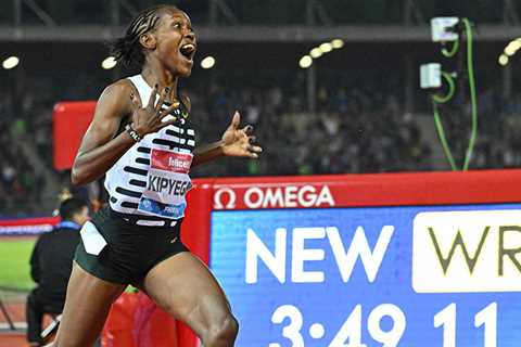 Faith Kipyegon smashes world 1500m record in Florence