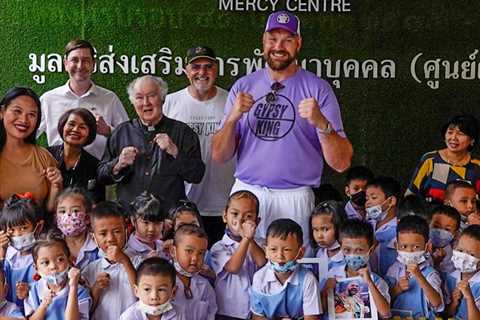 Tyson Fury shows softer side as he’s ‘humbled’ on visit to Bangkok orphanage and shares..