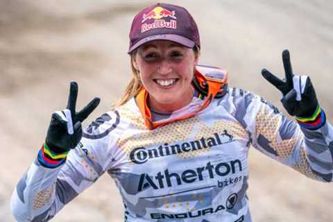 Rachel Atherton: Welsh rider makes triumphant return in MTB World Cup opener