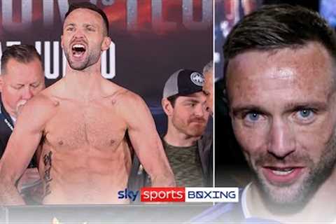 What weight problem?!  Josh Taylor shrugs off weight concerns ahead of Teofimo Lopez fight