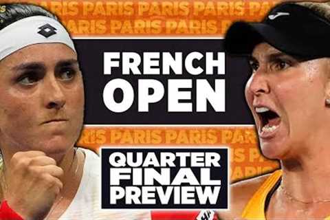 Jabeur vs Haddad Maia | French Open 2023 Quarter Final | Tennis Talk Preview