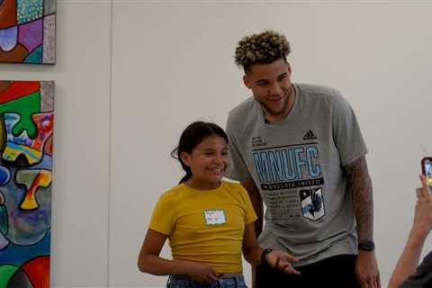 Dayne St. Clair Big Brothers Big Sisters Twin Cities Visit