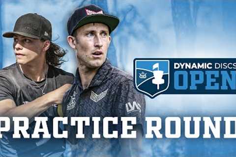 Ricky Wysocki teaches Carter Ahrens how to WIN at DDO Practice Round at ECC | Dynamic Discs Open