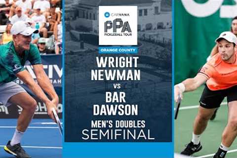 Semifinal Men's Doubles Match Featuring Wright/Newman and Bar/Dawson!