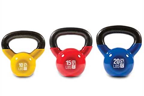GoFit Ultimate Kettlebell Fit 3-pack - 10-lbs, 15-lbs, 20-lbs from GoFit