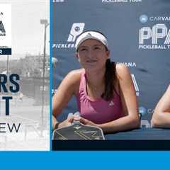 Anna Leigh Waters & Anna Bright - Women's Doubles Gold Medal Interview