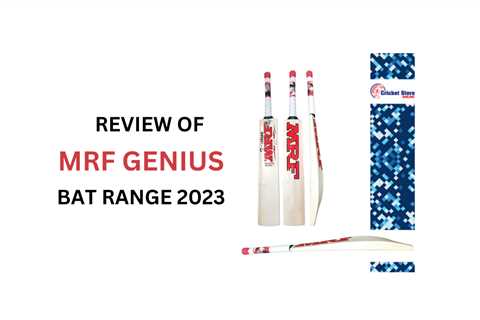 MRF Genius Cricket Bats Range 2023 - Complete Review