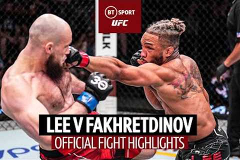 Return ruined for Lee  Kevin Lee 🆚 Rinat Fakhretdinov  UFC Official Fight Highlights  #UFCVegas76