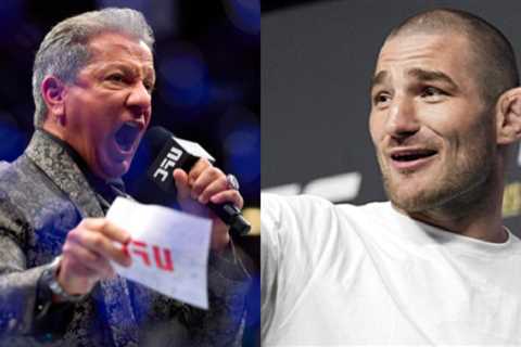 Octagon Announcer Bruce Buffer Sends Ominous Warning To Controversial UFC Contender Sean Strickland
