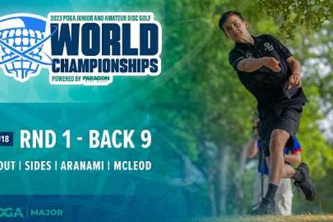 2023 PDGA JUNIOR DISC GOLF WORLD CHAMPIONSHIPS | MJ18 R1B9 | Stout, Sides, Aranami, McLeod