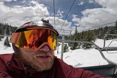 Last Powder Day of the 22-23 Ski Season at Arapahoe Basin Ski Area