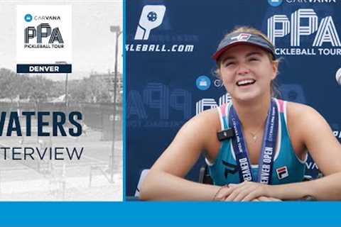 Anna Leigh Waters - Women's Singles Gold Medal Interview