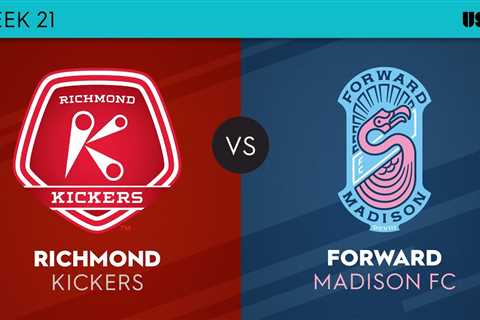 Richmond Kickers v Forward Madison FC: August 5, 2023