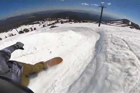 July Snowboarding at Mammoth  | GoPro MAX POV |  07.07.23