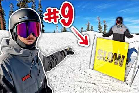 11 Common Ways To Get Injured Snowboarding