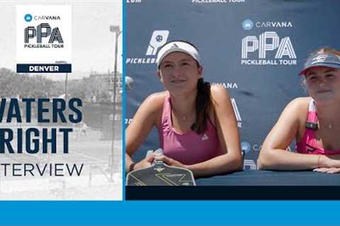 Anna Leigh Waters & Anna Bright - Women's Doubles Gold Medal Interview