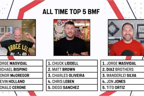 Who is the Top 5 All-Time UFC BMF's? Michael Bisping, Adam Catterall, and Nick Peet decide 🏆