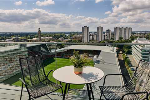 One-bedroom flat overlooking Premier League football stadium on market for £1,500 a month – would..