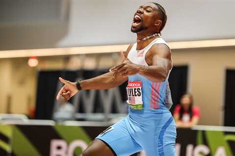 Noah Lyles on a mission