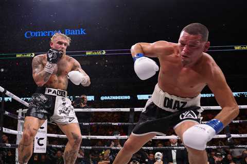 Nate Diaz Warned by Referee for Attempting Headbutt Against Jake Paul during Boxing Debut