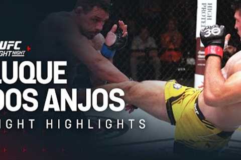 A tactical battle! ♟️ Luque vs. Dos Anjos UFC Fight Highlights