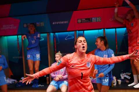 Lionesses sing Sweet Caroline and dance in their dressing room after making World Cup final