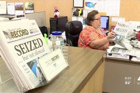 Marion County attorney withdraws search warrant against Kansas newspaper; returns items