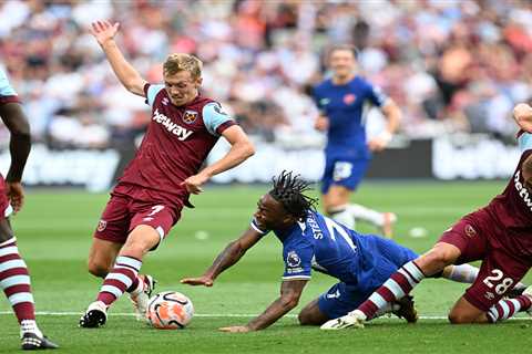 Fans Demand Retake of Chelsea Penalty After Soucek 'Encroachment' - Sky Sports Confused on Rule