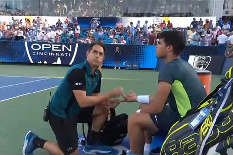 Tennis Star Carlos Alcaraz Injured During Cincinnati Open Final