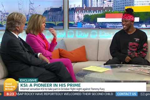 KSI Tells Kate Garraway to 'Calm Down' as She Punches Richard Madeley on Live TV