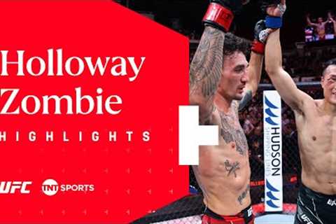 Live by the sword, die by the sword ⚔️  Holloway vs. Zombie  UFC Singapore Highlights