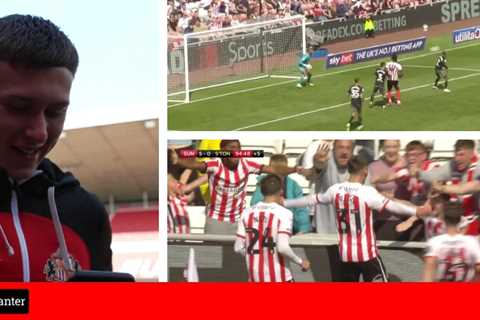 Chris Rigg becomes Sunderland’s youngest ever league goalscorer in 5-0 win over Southampton