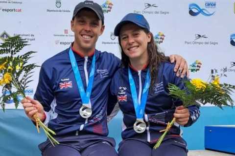 Canoe Slalom World Cup: Joe Clarke and Kimberley Woods win silvers in kayak cross