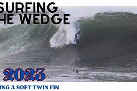 THE WEDGE 2023 SURFING a Twin Fin SEPTEMBER 4TH 2023 / NEWPORT BEACH