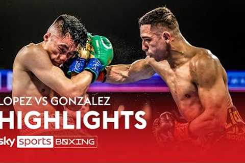 ALL-ACTION! Luis Alberto Lopez vs Joet Gonzalez  World title fight  Highlights🏆