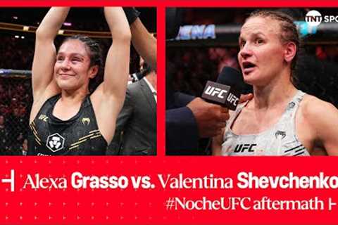 WHO SAW THAT COMING❓😱 The aftermath of Alexa Grasso vs. Valentina Shevchenko #NocheUFC