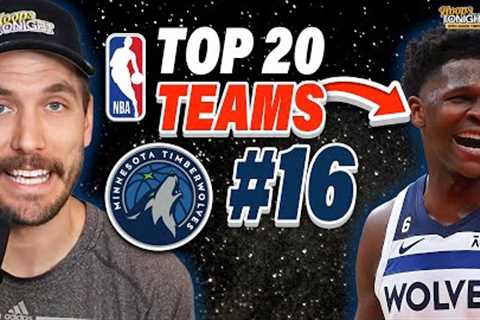 NBA Team Rankings: Why Anthony Edwards’ rise will turn Timberwolves into contenders | Hoops Tonight