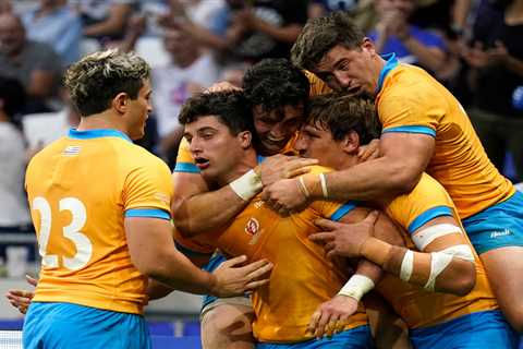 Uruguay come from behind to beat Namibia at Rugby World Cup