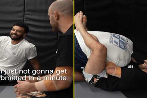 UFC champion Alexander Volkanovski shares footage of him trying to submit NBA star in 60 seconds