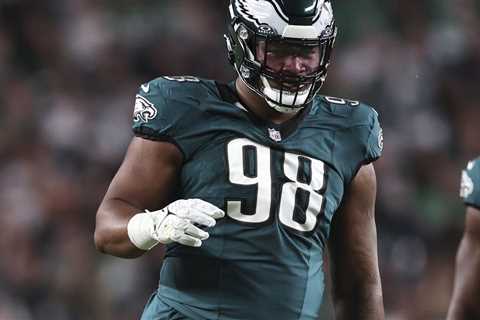 Eagles’ defensive line has Commanders fans concerned